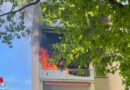 D: Massiver Balkon- und Zimmerbrand in 6-geschossigem Wohngebäude in Bad Honnef
