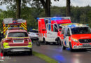 D: Pkw-Frontalkollision mit Baum bei Marienheide → schwer verletzte Person befreit