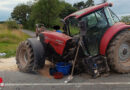 D: Kollision zwischen Linienbus und Traktor in Lichtenborn