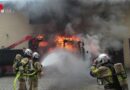 Stmk: Über zwei Dutzend Notrufe zu Traktorbrand in Graz-Jakomini