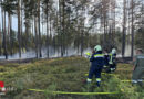Nö: Schwieriger Waldbrand im unwegsamen Gelände in Gmünd-Breitensee