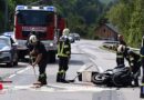 Nö: Mopedfahrer prallt gegen in B 39 einbiegenden Pkw