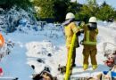 D: Kräftezehrender Einsatz bei brennender Lagerfläche in Recklinghausen