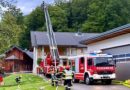 Oö: Branddienstübung mit Schwerpunkt Wasserversorgung in Lauffen / Bad Ischl