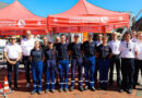 D: Spende der Sparkasse Bottrop → Neue Pavillons für die Feuerwehrjugend
