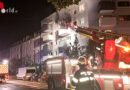 D: Wohnungsvollbrand – Fünf Personen mittels Drehleiter gerettet