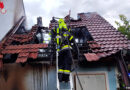 Stmk: Dachstuhl einer Garage in Brand geraten