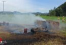 Bayern: Größerer Vegetationsbrand mit Löschlanzen-Einsatz bei Bergen → Defekt an Motormäher vermutliche Ursache