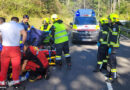 Nö: Motorradbergung nach Unfall bei Markt Piesting