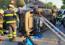 Bayern: Opel in Seitenlage → 94-Jähriger in München leicht verletzt