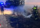 Bgld: Brennender Grünstreifen auf Güterweg in Mattersburg