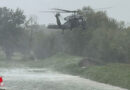 Nö: Dammsicherungen im Bezirk St. Pölten mit Mittag des 16. September 2024 als Schwerpunkte → Blackhawk mit Big-Bags