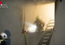 Nö: Menschenrettung über Teleskopmastbühne bei Wohnungsbrand in Brunn am Gebirge
