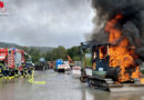 D: Vollbrand eines Raupenbaggers in Iserlohn