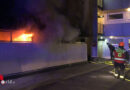 Stmk: Vollbrand eines Müllraums eines Mehrfamilienhauses in Graz