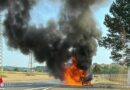 Bgld: Vollbrand eines Pkw auf der L 223 Höhe Forchtenstein