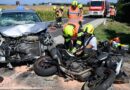 Oö: Motorrad prallt bei Wolfern frontal in abbiegenden Pkw → ein Schwerverletzter