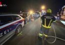 Oö: Unfallaufnahme der Polizei in Andorf endet mit Auffahrunfall in absicherndes Fahrzeug → mehrere Verletzte