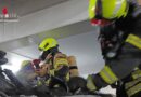 D: Pkw-Brand im Parkhaus → Erste Löschhilfe mit Feuerlöscher und Hochdruckreiniger