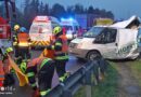 Oö: Lkw rammt auf der A 8 Transporter mit Panne → zwei Verletzte