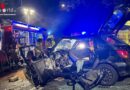 D: Auto prallt bei Osterholz-Scharmbeck frontal gegen Linienbus → Autolenker nach 30 min. befreit