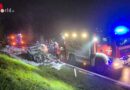 Nö: Autobrand auf der A1 in Höhe der Abfahrt Oed
