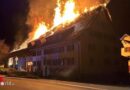 Schweiz: Ehemaliger Gasthof samt Scheune in Schleitheim in Flammen aufgegangen