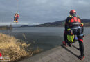 Sbg: Ausbildungstag für luftunterstützte Wasserrettung mit der Flugpolizei und dem Bundesheer