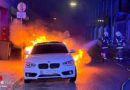 Nö: Drei Brände in zwei Tagen in St. Pölten: Zwei Fahrzeuge und Müllmulde in Flammen