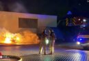 D: Brand eines Pkw auf Firmengelände in Jever