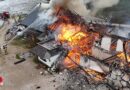 Sbg: Buchberghütte wird Raub der Flammen → auch Polizeihubschrauber löschte