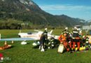 Stmk: Große Übung am Flugplatz Niederöblarn