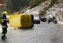 Stmk: Transporterüberschlag im Bereich von Neuberg an der Mürz