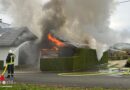 D: Carportbrand in Lennestadt greift auf Wohngebäude über → Gebäude unbewohnbar