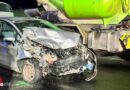 Nö: Pkw-Lkw-Kollision in Viehdorf → eine Person verletzt
