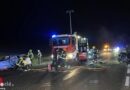 Nö: Pkw-Unfall auf Kreuzung der B21 → eine eingeklemmte Person in Markt Piesting