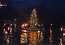 Oö: 40 Jahre Feuerwehr-Christbaumschwimmen in Schärding