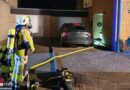 D: Feuerwehr Grevenbroich löscht brennende Waschmaschine in Keller