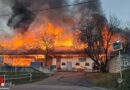 Stmk: Wirtschaftsgebäude-Großbrand am 1. Weihnachtstag in Lannach
