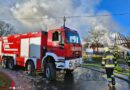 Stmk: Großbrand eines Wirtschaftsgebäudes in Lannach → Brandursache geklärt