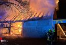 Nö: Ausgedehnter Brand eines Wirtschaftsgebäudes in Syrafeld in Zwettl