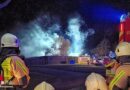 D: Stundenlanger Löscheinsatz bei Brand in altem Gewerbebau in Grevenbroich → Keller mit Schaum geflutet