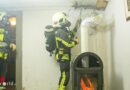 Vbg: Holzbalken hinter Kamin bzw. Wand in Haus in Götzis in Brand geraten