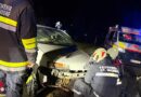 Bgld: Pkw-Überschlag nach Kollision mit Durchlass → verletzte Person bei Sankt Michael
