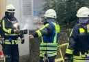 D: Rauchentwicklung durch Topf mit heißem Fett in Hattingen