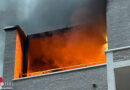 Schweiz: Terrasse mit Pool in Zürich in Vollbrand