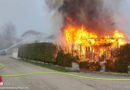 Oö: 12 Feuerwehren bei Nebengebäudebrand in Garsten im Einsatz