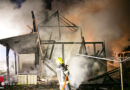 Vbg: Unbewohntes Einfamilienhaus mit Stallanbau in Bludenz in Flammen