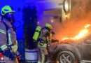 D: Passanten konnten brennenden Pkw in Detmold nur bedingt löschen