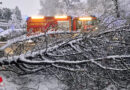 D: Wintereinbruch im Kreis Soest → Feuerwehr Ense am Nachmittag im Dauereinsatz